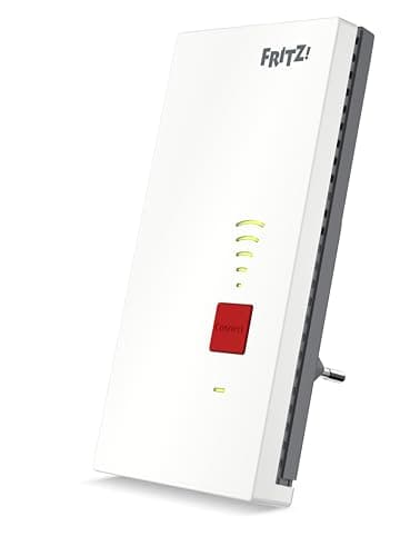 Image of FRITZ! Repeater 2700 (ultra-fast Wi-Fi 7 with speeds up to 6,500 Mbit/s, Optimized WiFi Range, WiFi Mesh, Easy Configuration, Maximum Security Standard with WPA3/2, International