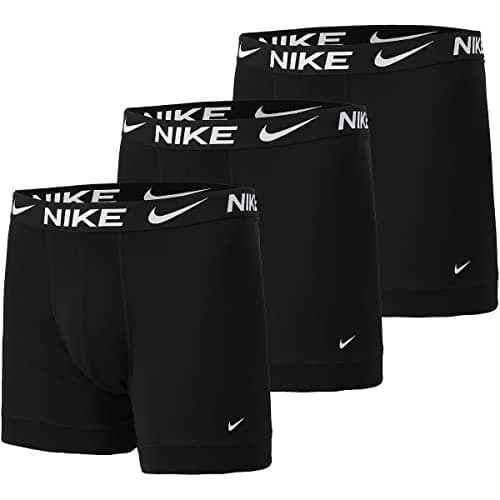 Image of NIKE Mens Dri-fit Esmicro Boxer Briefs, Black/Black/Black, XS EU