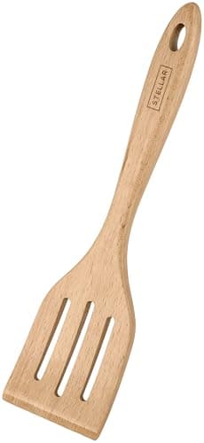Image of Stellar Beech Tools Turner, Safe for Non-Stick Pans, Solid Beech Wood