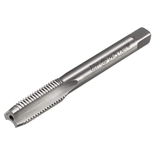 Image of TA-VIGOR M10 x 1.25mm Straight Flute Screw Thread Tap, Thread Milling Tap with H2 Tolerance, HSS Straight 3 Flutes Metric Machine Tap for Drilling and Tapping