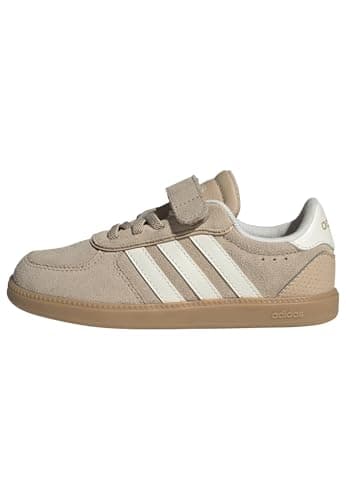 Image of adidas Unisex Kids BREAKNET Sleek Shoes Children, Magic Beige/Off White/Gum 3, 12 UK Child