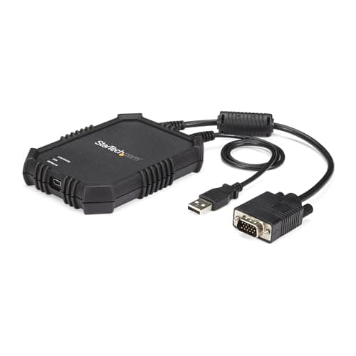 Image of StarTech.com Rugged Laptop Crash Cart Adapter, USB/VGA KVM Console, File Transfer & Video Capture, Windows/Linux/MacOS - TAA