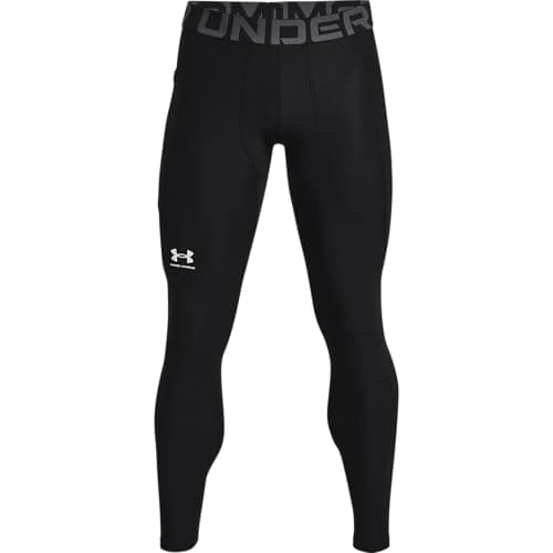 Image of Under Armour Men UA HG Armour Leggings, Comfortable and robust gym leggings, lightweight and elastic thermal underwear with compression fit