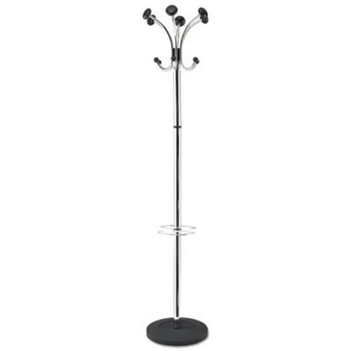 Image of Alba Chromy Coat Tree, Six Knobs, Chrome (ABAPMCLAS) by Alba