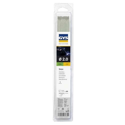 Image of GYS 082359 12 STAINLESS STEEL ELECTRODES - 316L - Ø2.0 (BLISTER)