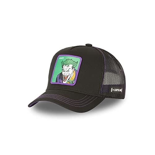 Image of Capslab Joker DC Batman Black Trucker Cap - One-Size