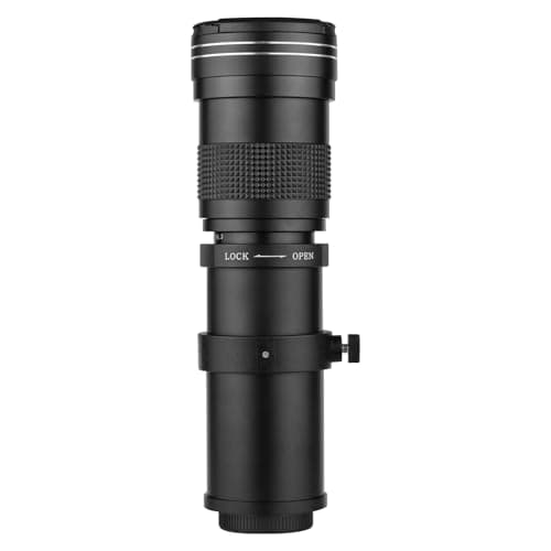 Image of Super Telephoto Zoom Lens, 420-800mm F/8.3-16, NEX E-Mount Camera, T2 Mount, for DSLR SLR Cameras (Black)