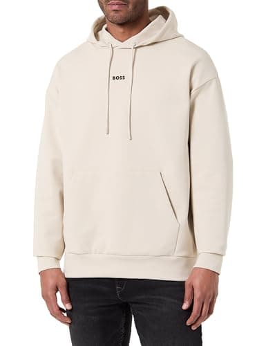 Image of BOSS Men's Sweatshirt, Light Beige 272, M