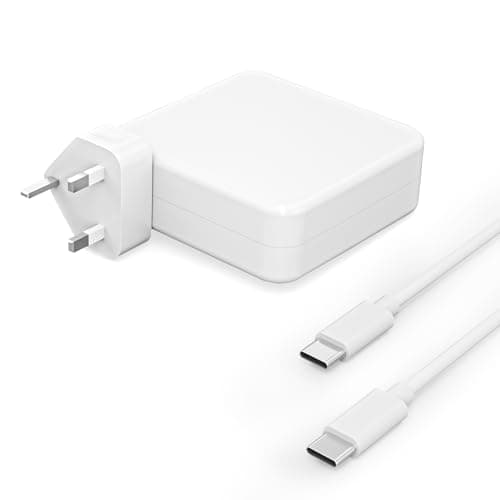 Image of SKOTSLYE 61W USB C Laptop Charger Compatible with MacBook Pro 16, 15, 14, 13 Inch, Compatible with iPad Pro 2023/2022/ 2021/2020/ 2019/2018 All USB C Device