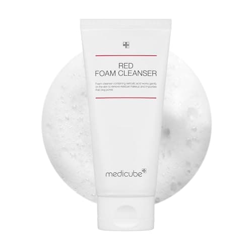 Image of medicube Red Foam Cleanser - Deeply cleanses, remove impurities, control sebum, Daily Gentle Face Wash, Korean Skincare | 7.78 fl.oz