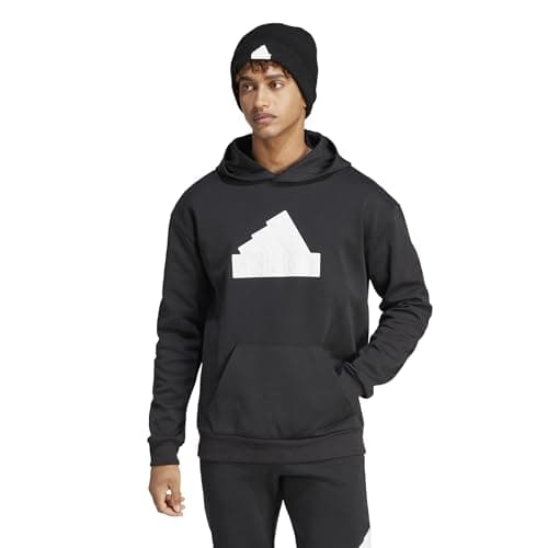 Image of adidas Men's Future Icon Badge of Sport Hoodie, Black, Black, XS