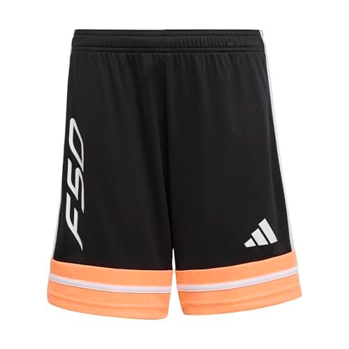 Image of adidas Unisex Kids F50 Shorts Kids, Black/Beam Orange, 15-16 Years