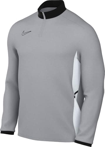 Image of NIKE FZ9767-012 M NK DF ACD25 DRIL TOP Sweatshirt Men's WOLF GREY/BLACK/WHITE/BLACK Size L
