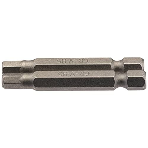 Image of Draper 64255 5mm 1/4" Hex Hexagonal Insert Bit 50mm Long (2 Piece)