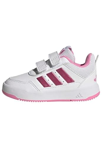Image of adidas Unisex Baby TENSAUR Sport 3.0 Shoes Infants, FTWR White/Bliss Pink/Grey Two, 7 UK Child