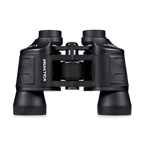 Image of Praktica Falcon 8x40mm Porro Prism Field Black Binoculars - Fully Coated Lenses, Sturdy Construction, Aluminium Chassis, Sharp Clear Image, Bird Watching, Sailing, Hiking, Sightseeing, Astronomy