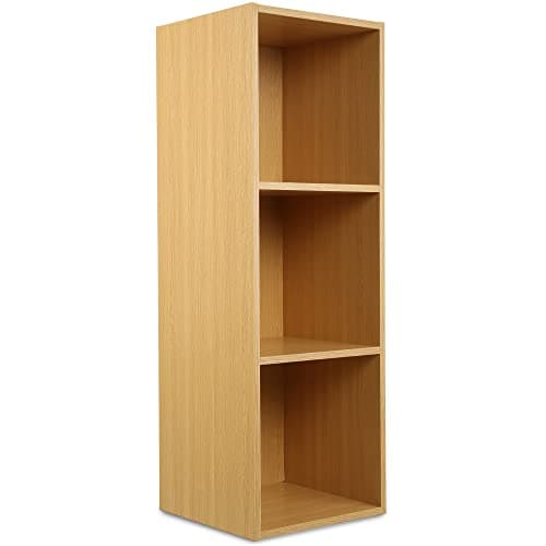 Image of Charles Jacobs Vinyl Record LP Storage Box Unit - Oak - Extra Large