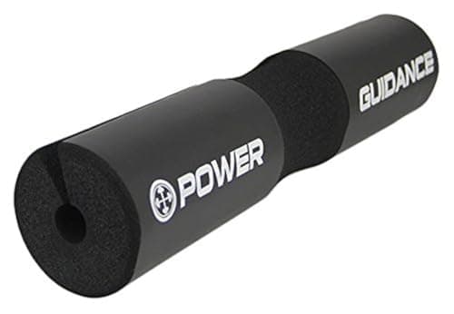 Image of POWER GUIDANCE Barbell Squat Pad - Neck & Shoulder Protective Pad - Great for Squats, Lunges, Hip Thrusts, Weight lifting & More - Fit 50mm Olympic Bar - Black