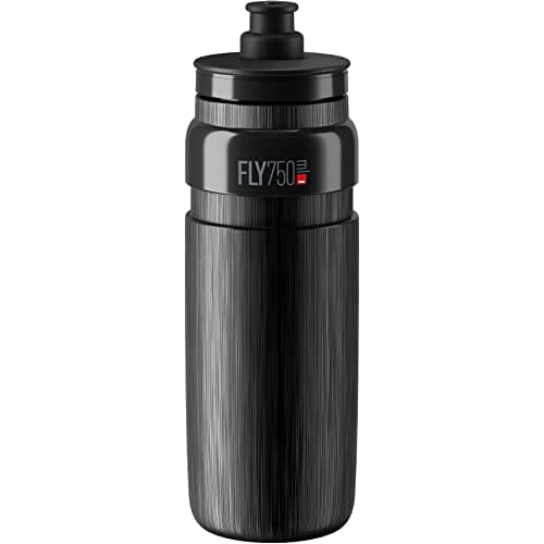 Image of Elite Fly Lightweight Cycling Bottle - Black (750ml)