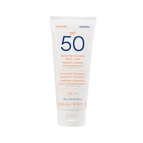 Image of KORRES YOGHURT Emulsion Body + Face SPF50 200ml