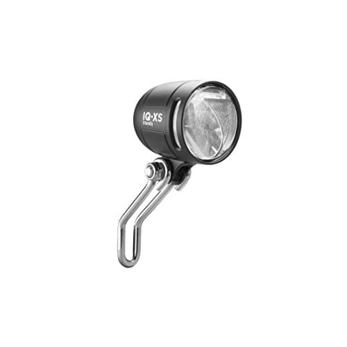 Image of busch+müller Unisex - Adult Lumotec Iq-xs Friendly T with Stand and Daytime Running Light Front Light, Black, One Size