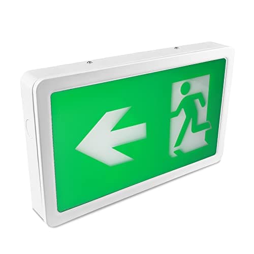 Image of Bright Source Left Arrow Legend Panel for 4w LED Maintained or Non Maintained Emergency Exit Box Sign Fitting (not Included)