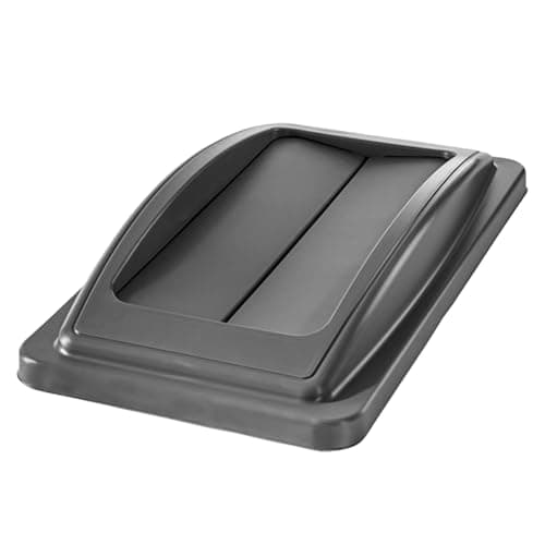 Image of Chabrias Ltd Slim Bin Swing Lid Grey – UK Made Colour Coded Recycling Lids for Slimline Bins | Durable, Easy Fit | for Waste Segregation Waste Management Systems