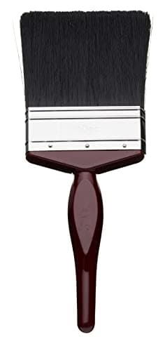 Image of ProDec Contractor 4 inch All Purpose Mixed Bristle Paint Brush for a Smooth Finish Painting with Emulsion, Gloss and Satin Paints on Walls, Ceilings, Wood and Metal, 4" 100 mm
