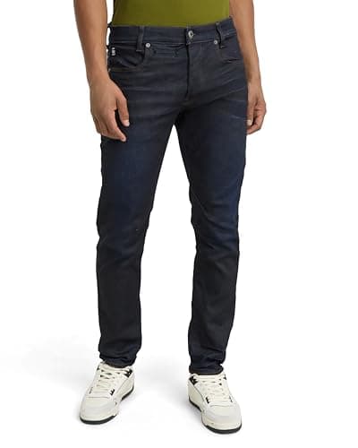 Image of G-Star Men's D-Staq 5-Pocket Slim Jeans, Blue (dk aged D06761-7209-89), 28W / 30L