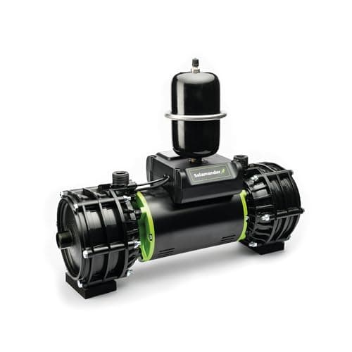 Image of Salamander Pumps - Right Pumps RP100TU Shower Pump - 3.0 Bar Pressure - Twin End - Suitable for Any (+ or -) Gravity Fed Systems - Quiet Mark Positive & Negative Head