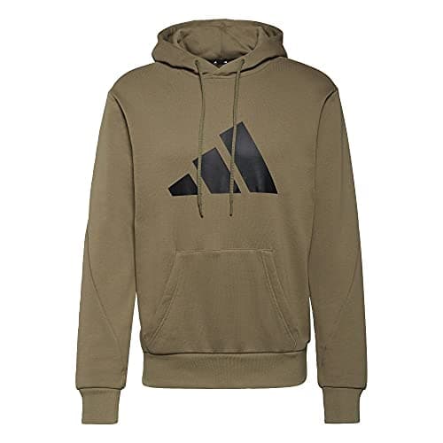 Image of adidas Men's Sportswear Future Icons Three Bar Hoodie, Orbit Green, Large