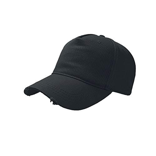 Image of Atlantis Cargo Weathered Visor 5 Panel Cap - Black - OS