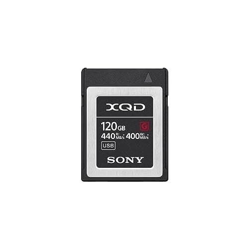 Image of Sony 120GB (128GB pre format) 5x TOUGH XQD Flash Memory Card - High Speed G Series ( Read 440MB/s and Write 400MB/s) - QDG120F
