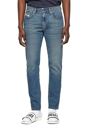Image of Diesel Men's D-strukt L.30 Pantaloni Jeans Not Applicable, 01 Blue Denim, 32