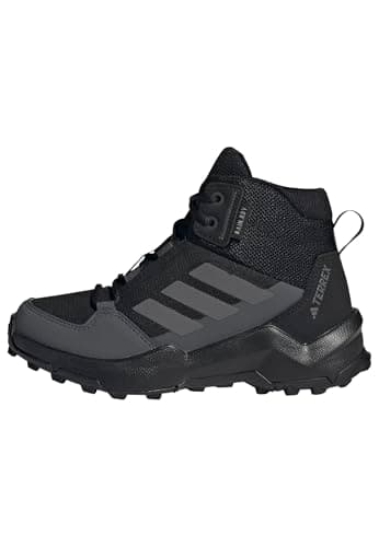 Image of adidas Unisex Kids Terrex AX4R MID RAIN.RDY Hiking Shoes, Core Black/Grey Four/Grey Six, 5.5 UK