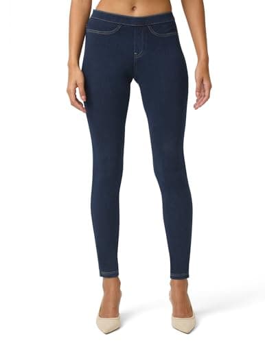 Image of No Nonsense Women's Classic Indigo Jean Leggings, Dark Denim, L