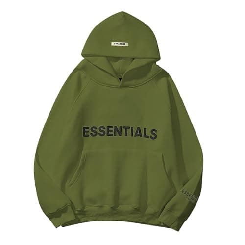 Image of NQyIOS Adult Unisex XS-6XL Pullover Heavy Blended Hooded Fleece Jumper Work Wear Sweatshirt Hoodies Top Plain Unisex Hip-Hop Pullover Warm and Comfortable Fashion Sweater
