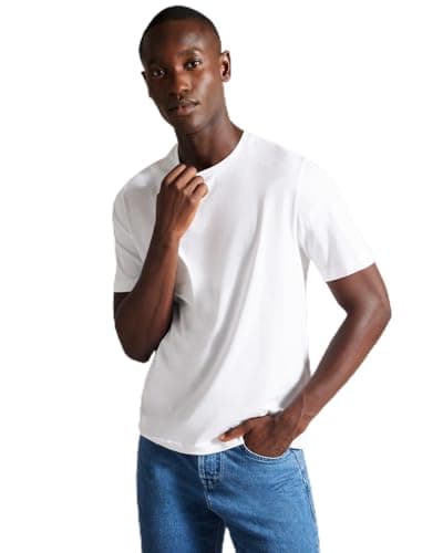Image of Ted Baker Mens Tywinn T-Shirt, White, XS UK