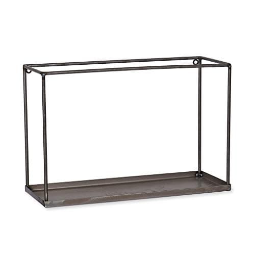 Image of Garden Trading Farringdon Box Shelf Crafted in Steel | Indoor And Outdoor Use | H32 X W48 X D18cm