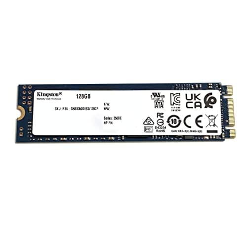 Image of Kingston SSD 128GB M.2 2280 SATA 6 Gb/s 350DE Series L50361-001 RBU SNS8350DES3 128GP Solid State Drive for Dell HP Lenovo Laptop Desktop Workstation