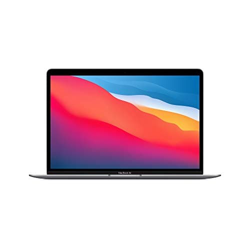 Image of Apple MacBook Air Laptop: Apple M1 Chip, 13” Retina Display, 8GB RAM, 256GB SSD Storage, Backlit Keyboard, FaceTime HD Camera, Touch ID; Space Grey