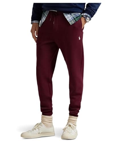 Image of POLO RALPH LAUREN Mens Double-Knit Jogger Pants, Classic Wine, X-Large