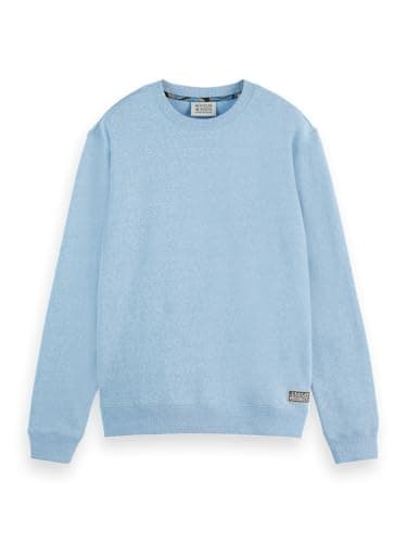 Image of Scotch & Soda Men's Melange Sweatshirt, Spring Blue, L