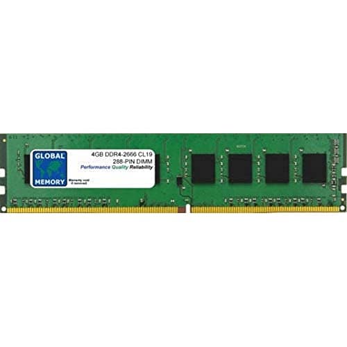 Image of 4GB DDR4 2666MHz PC4-21300 288-PIN DIMM MEMORY RAM COMPATIBLE WITH PC DESKTOPS/MOTHERBOARDS