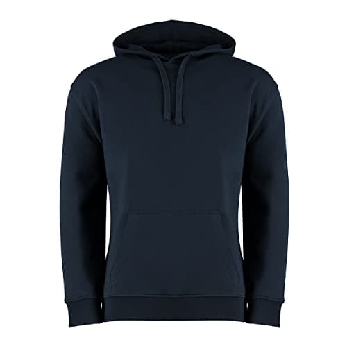 Image of Kustom Kit Men's Pullover Hoodie Regular Fit Hooded Sweatshirt, Navy, LGE