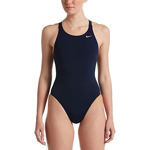 Image of NIKE Womens Fastback One Piece Swimsuit, Multicolor (Midnight Navy), 40 EU