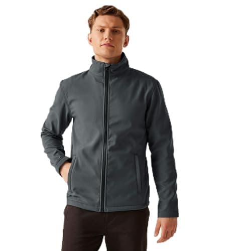 Image of PROSTYLE SPORTS Softshell Jacket outdoor jacket, office work Gift casual jacket unisex (UK, Alpha, M, Regular, Regular, Grey)