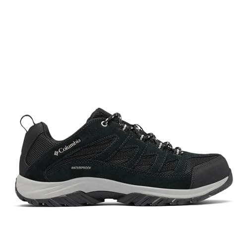 Image of Columbia Men's Crestwood WP, Low Rise Trekking and Hiking Shoes, Black/Columbia Grey, 11 Regular