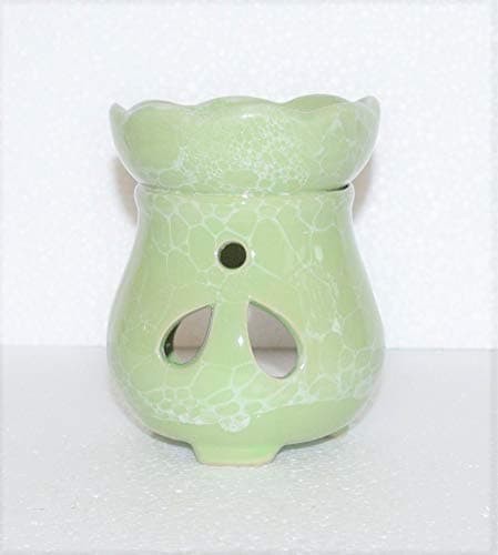 Image of One Piece, Deep Bowl, Glazed Green Oil Burner