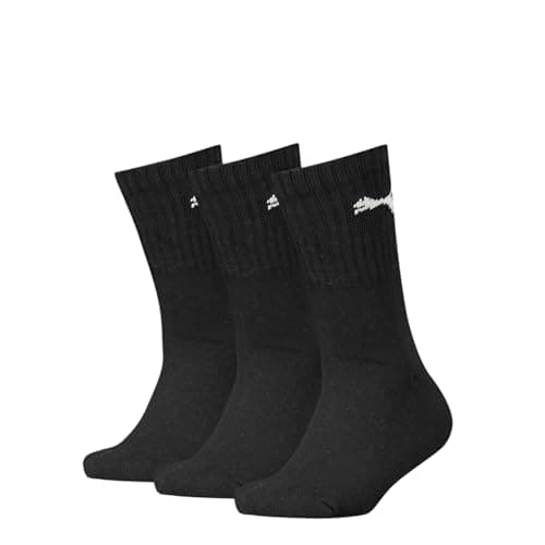 Image of Puma Unisex Kids Crew Socken, Black, 38 UK